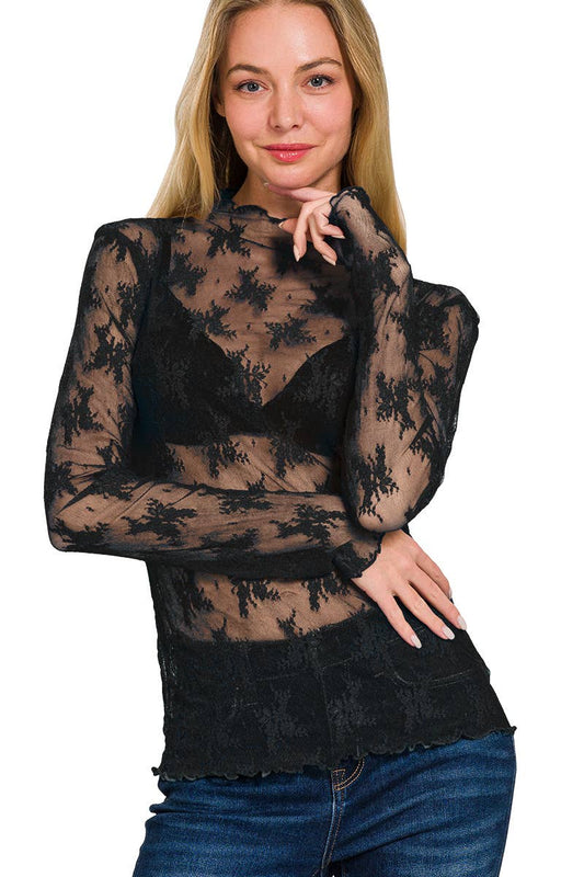 Undercover Lace Layering Top