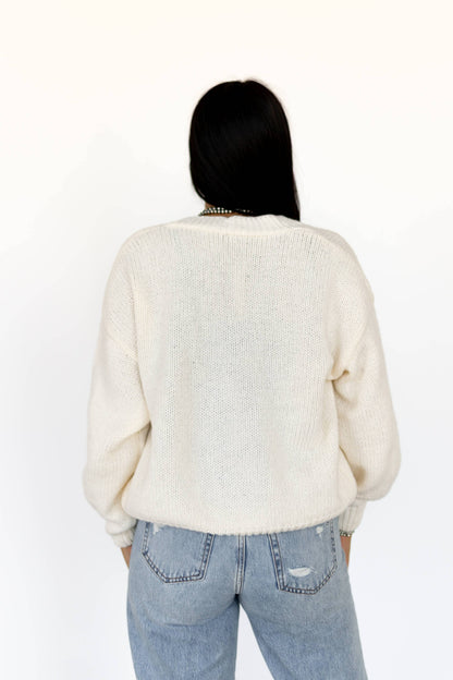 Rope ’Em In Cowboy Cardigan