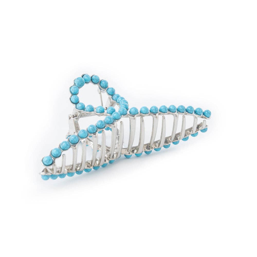 Azure Arc Hair Clip