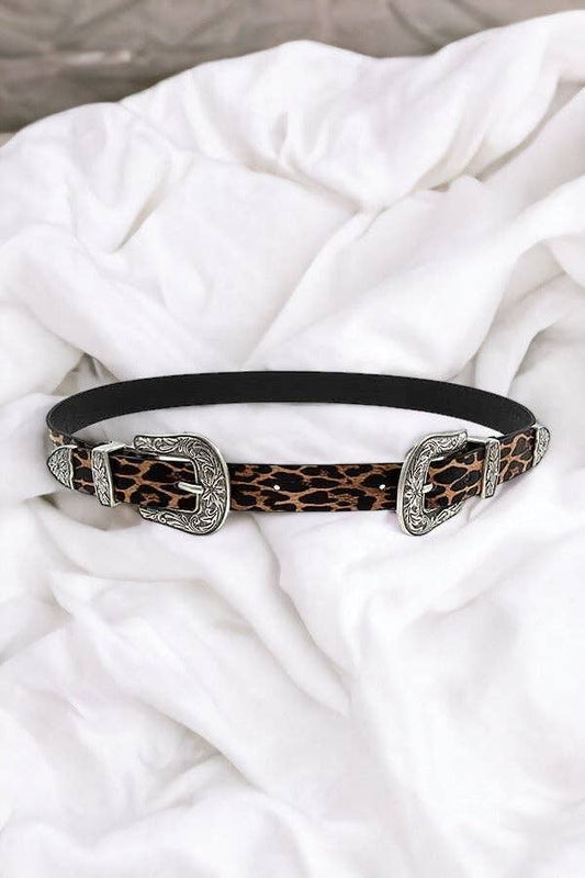 Leopard & Lead Belt