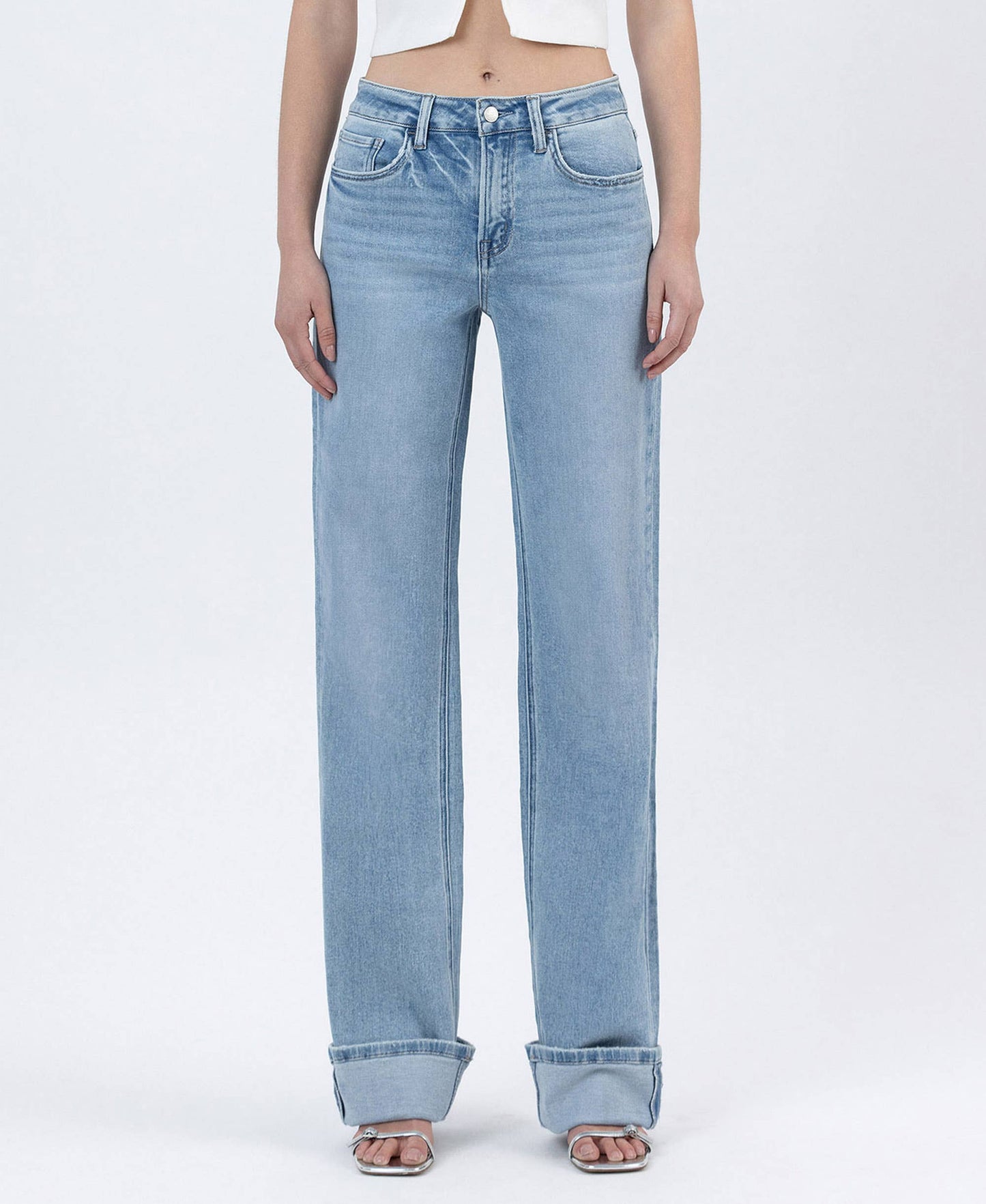 The High Roller Wide Leg Jeans