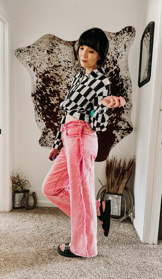 Pink Smoke Pants