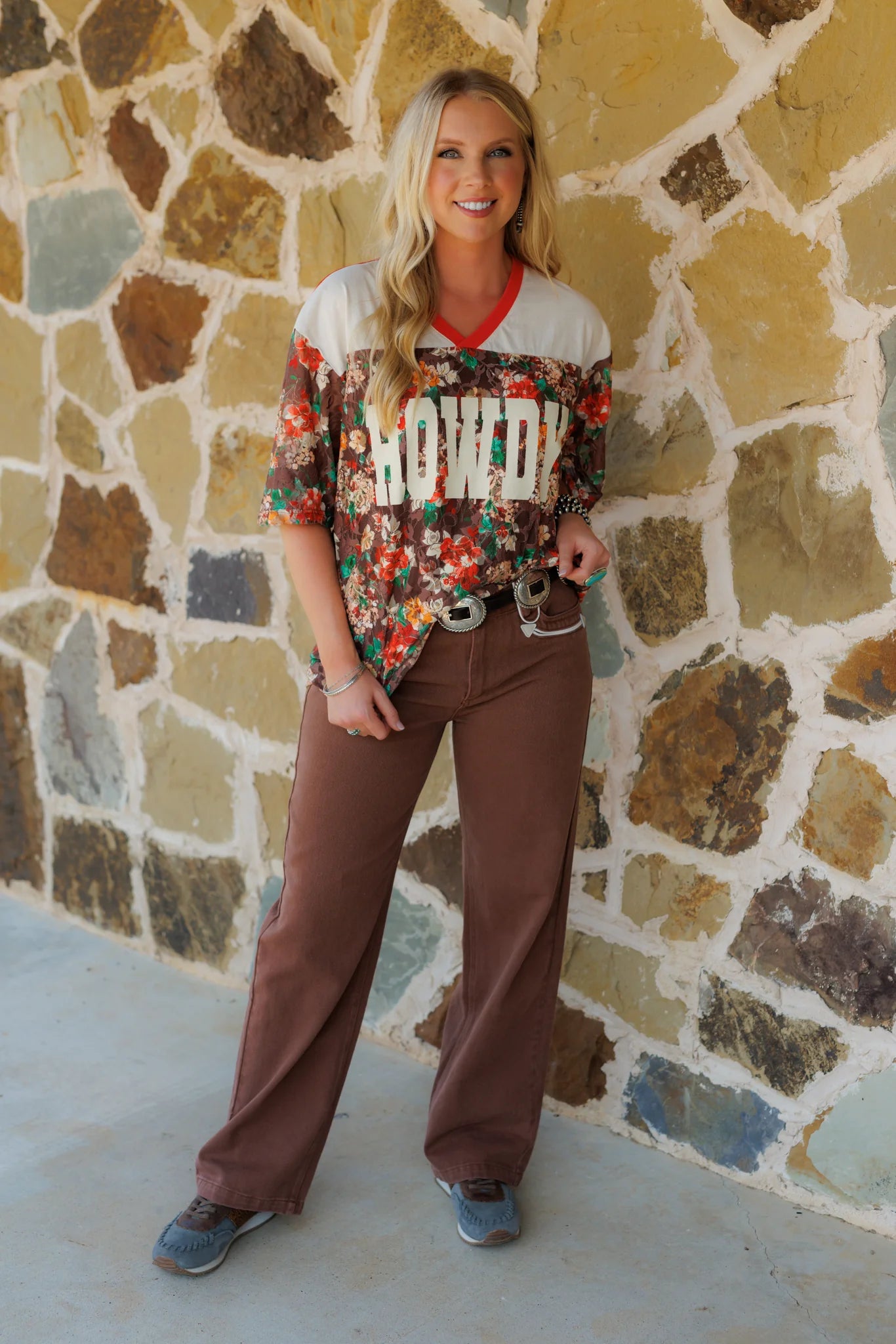 Brown Sugar Smiley Pants