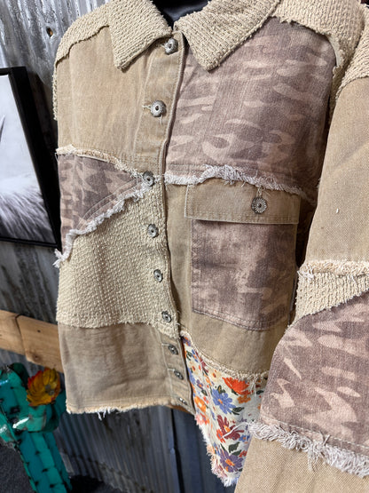 Wildflower Drifter Patchwork Shacket