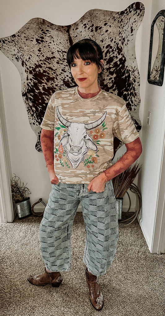 Camo Crush Floral Tee