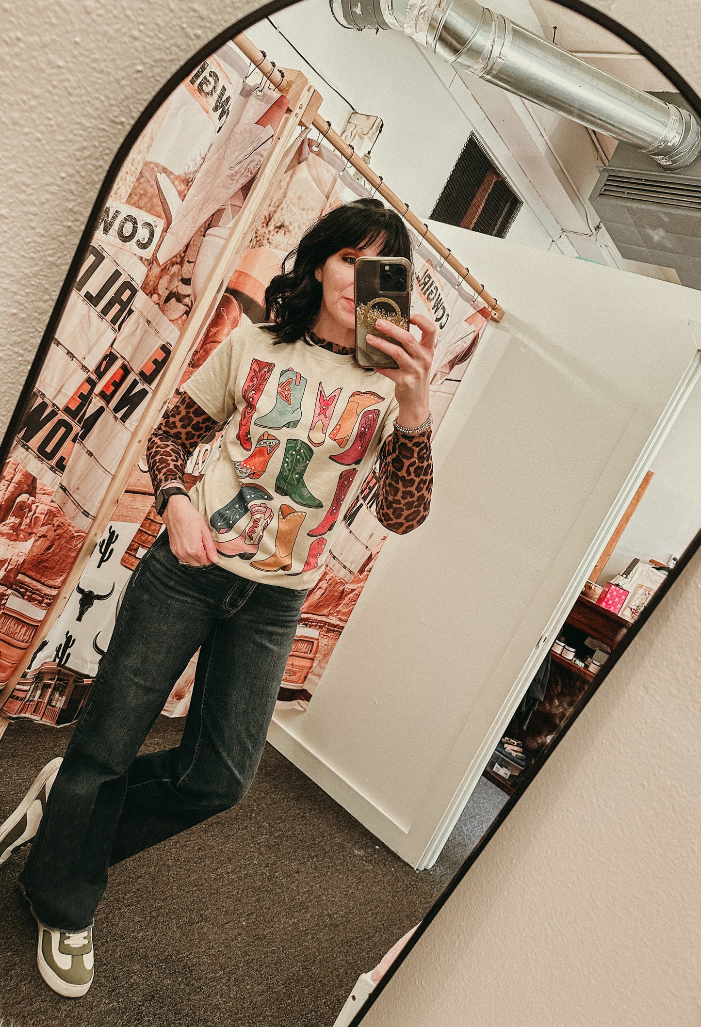 Rhinestone Boot Tee