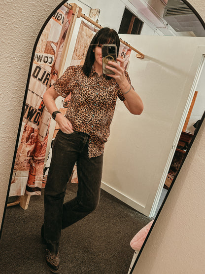 Western Wild Short Sleeve Pearl Snap