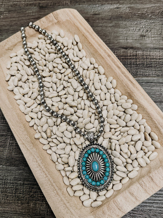 The Turquoise Radiance Pendant