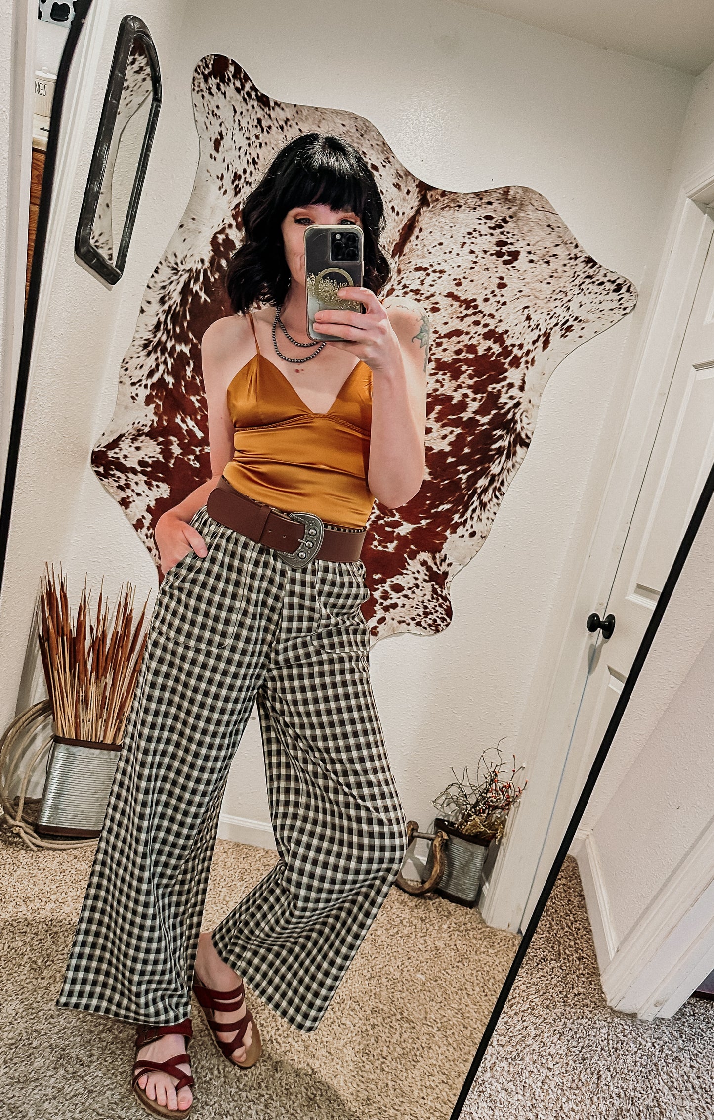 Outlaw Gingham Pants