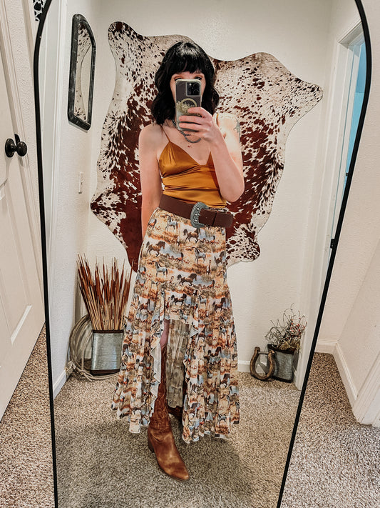 Run Wild Ruffle Skirt