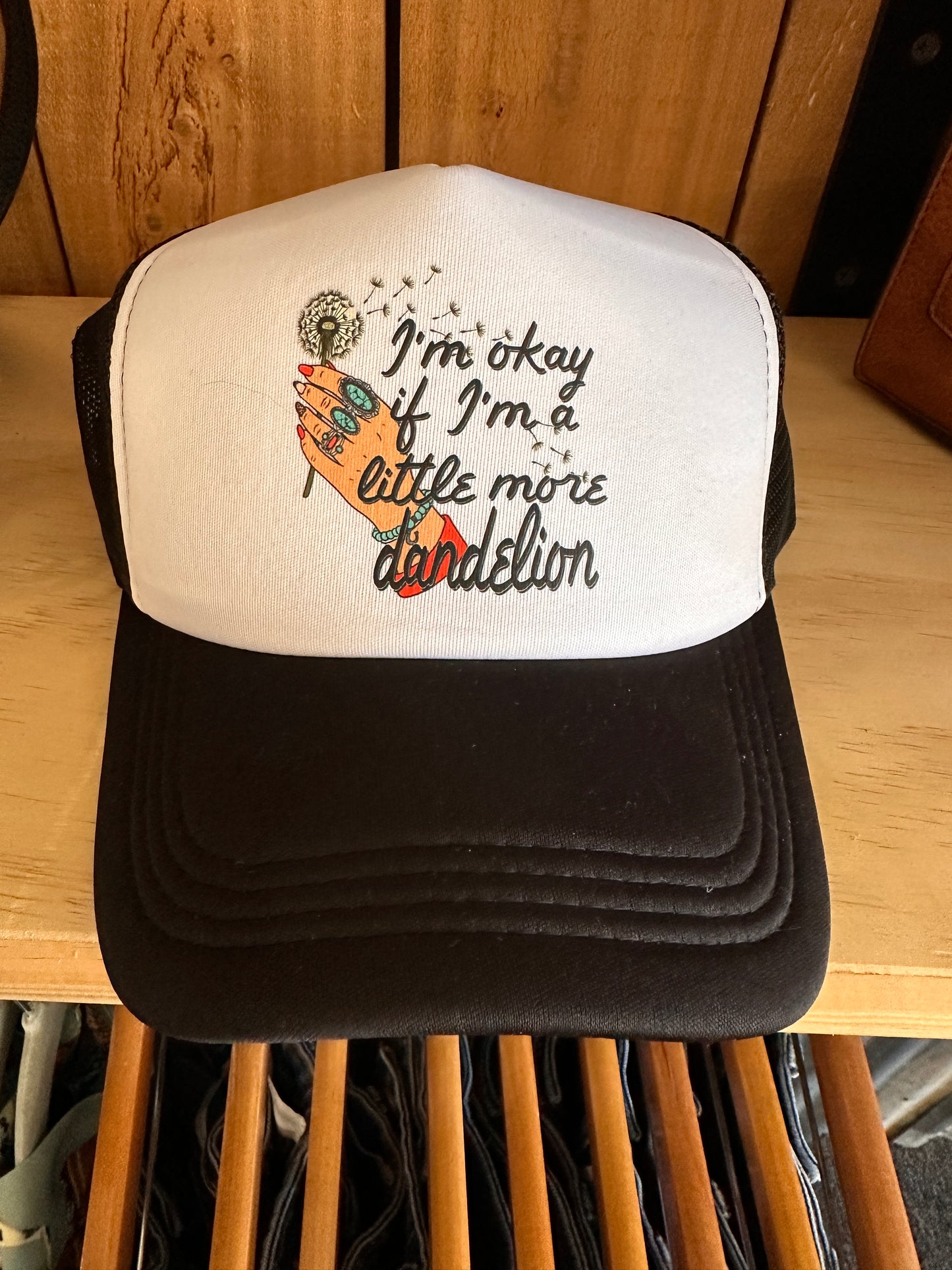Little More Dandelion Trucker Hat