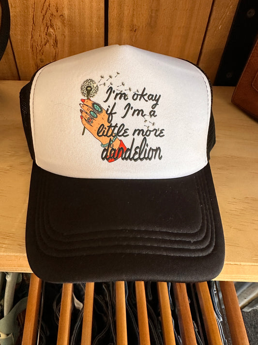 Little More Dandelion Trucker Hat