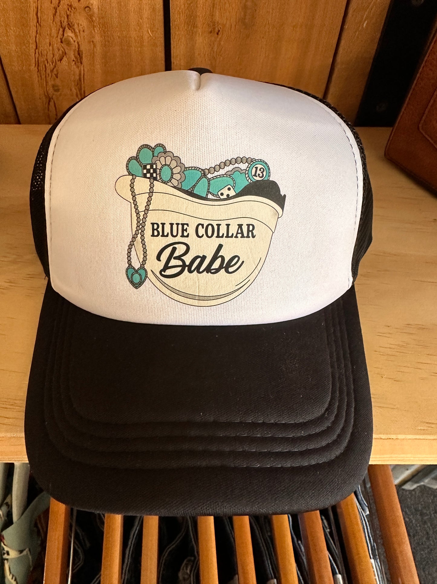 Blue Collar Babe Trucker Hat