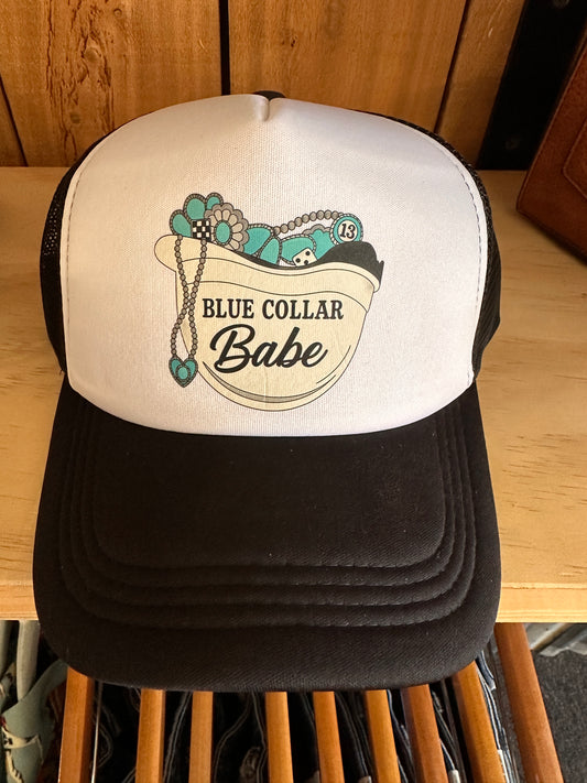 Blue Collar Babe Trucker Hat