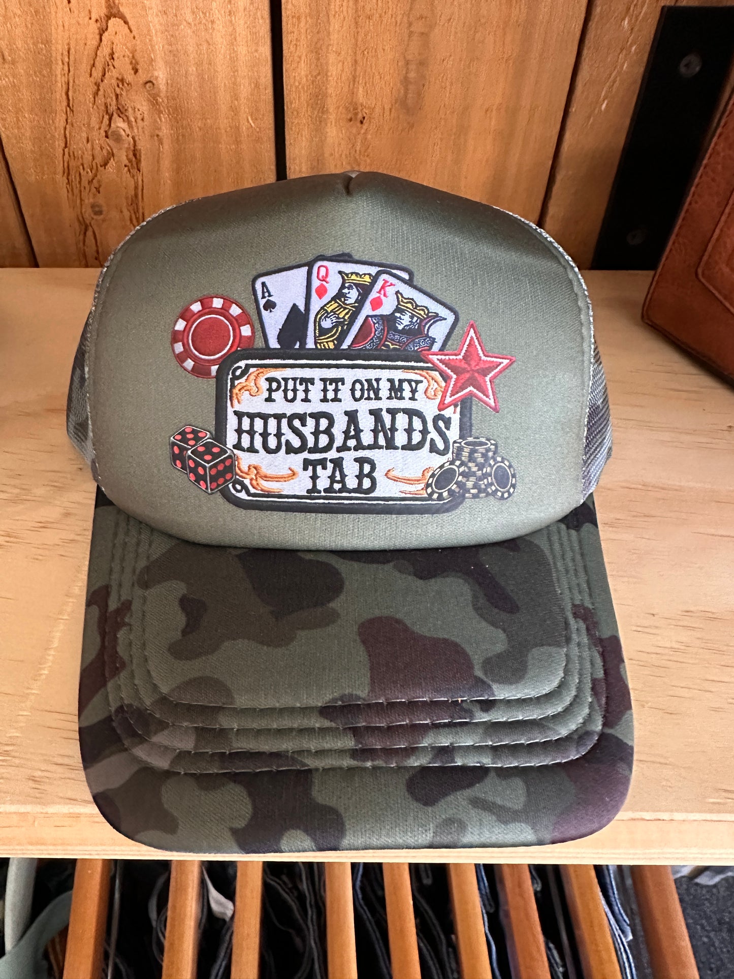Husbands Tab Trucker Hat