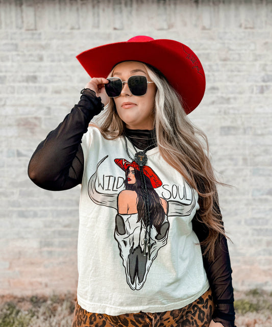 Wild Soul Cropped Tee