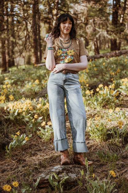 Snake in Bloom Tee