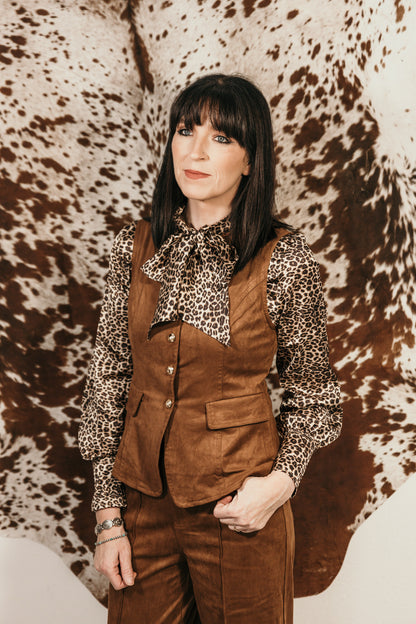 Willow Wild Bow Tie Blouse