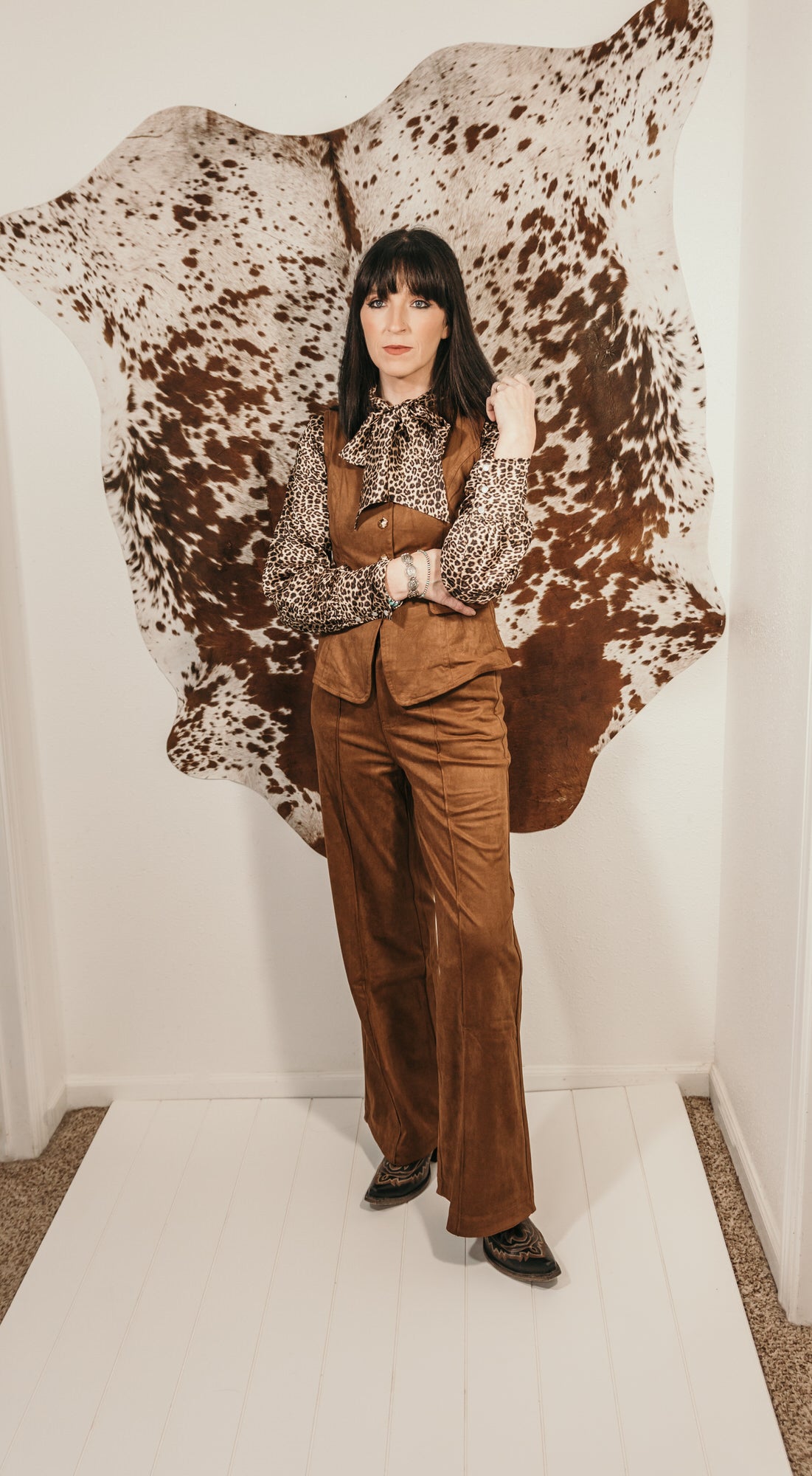 Willow Wild Bow Tie Blouse