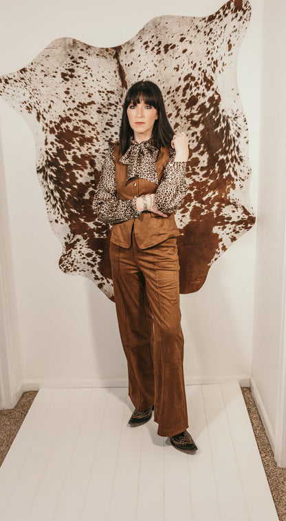 Willow Wild Bow Tie Blouse