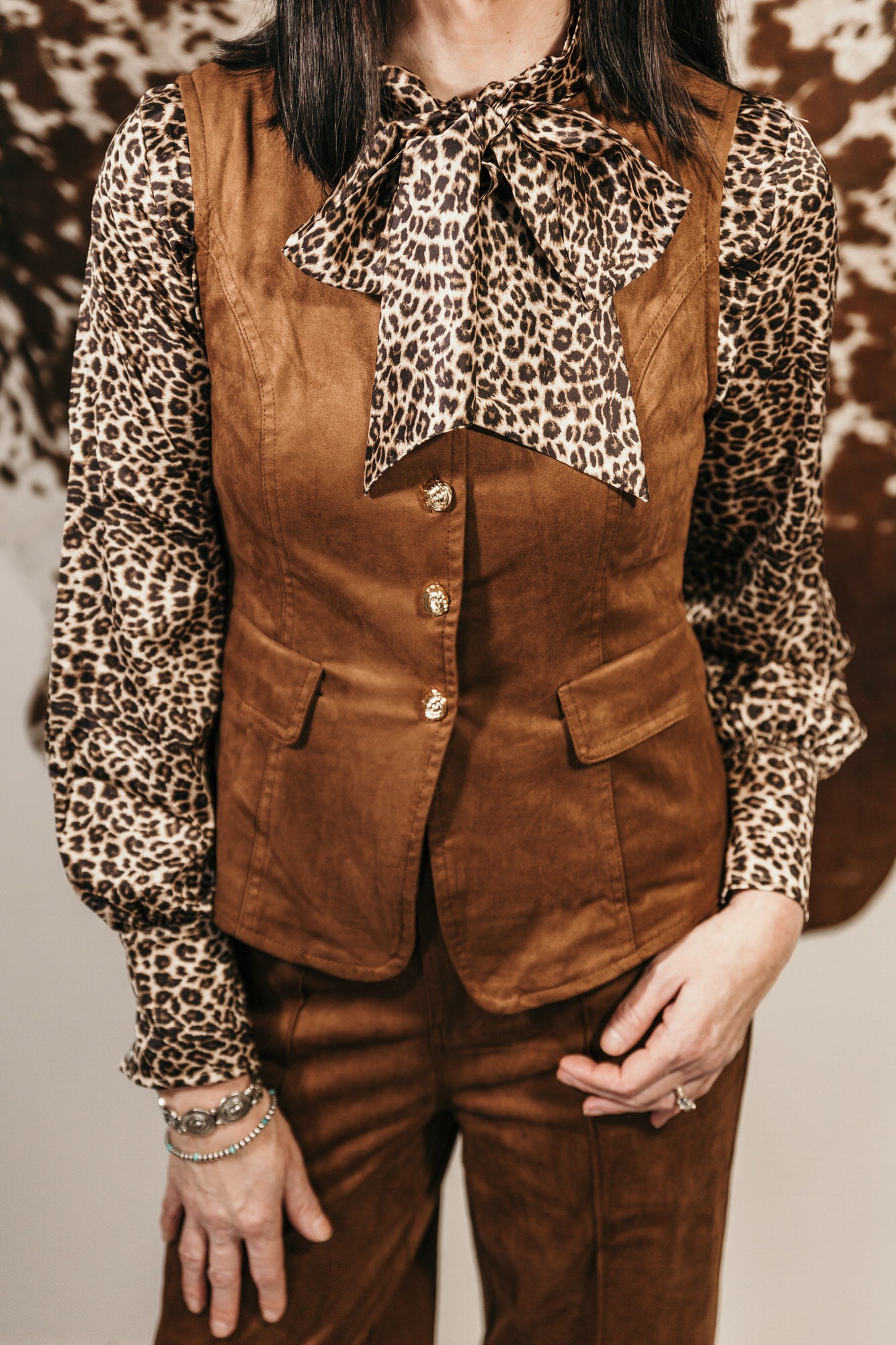 Frontier Luxe Faux Suede Vest