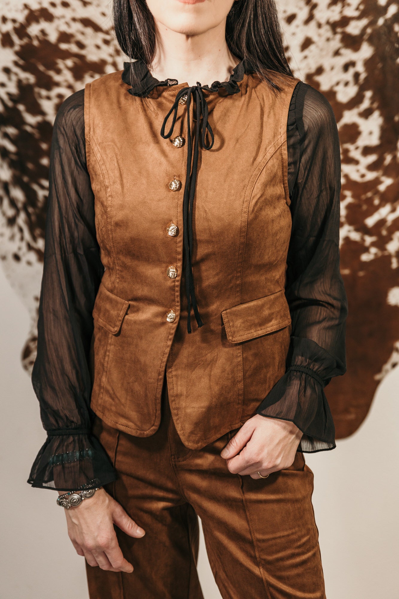 Frontier Luxe Faux Suede Vest