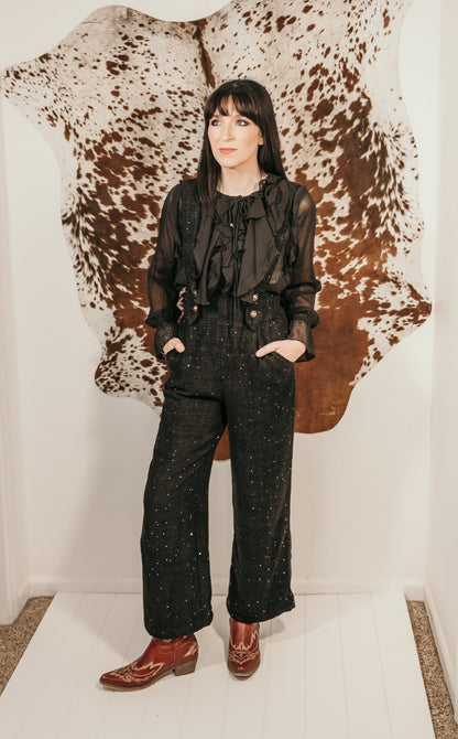Boujee Boucle Overall Jumpsuit