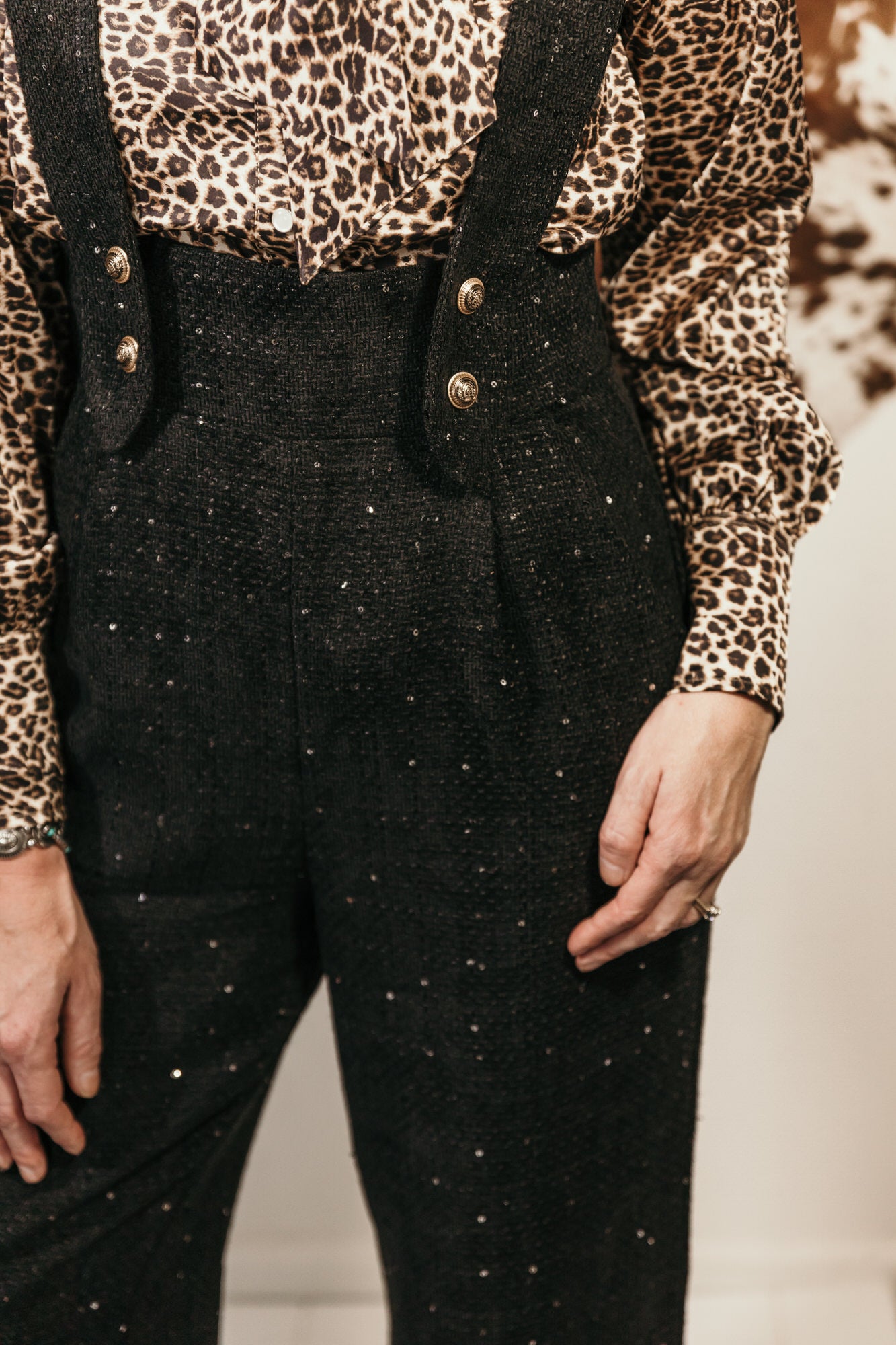 Boujee Boucle Overall Jumpsuit