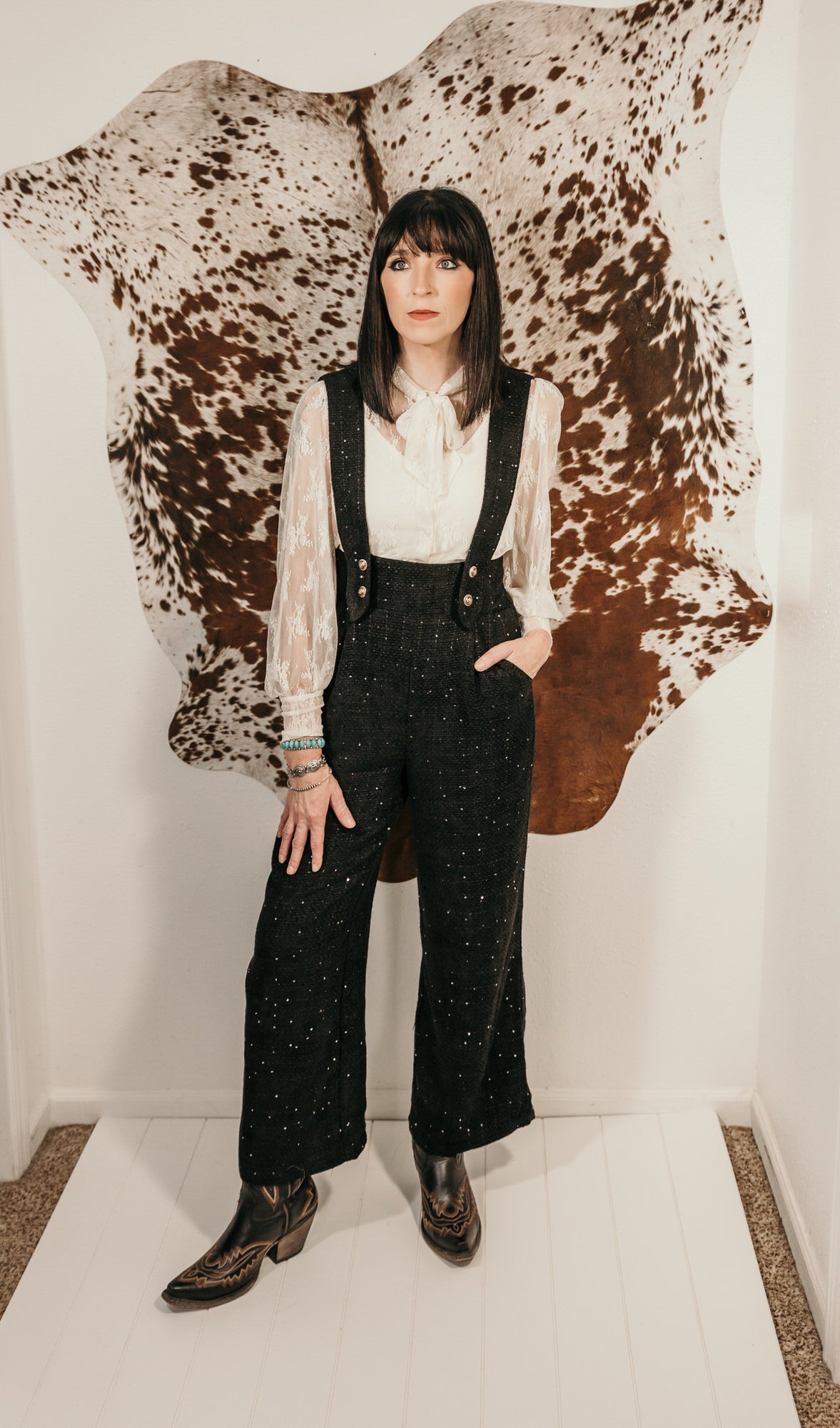 Boujee Boucle Overall Jumpsuit