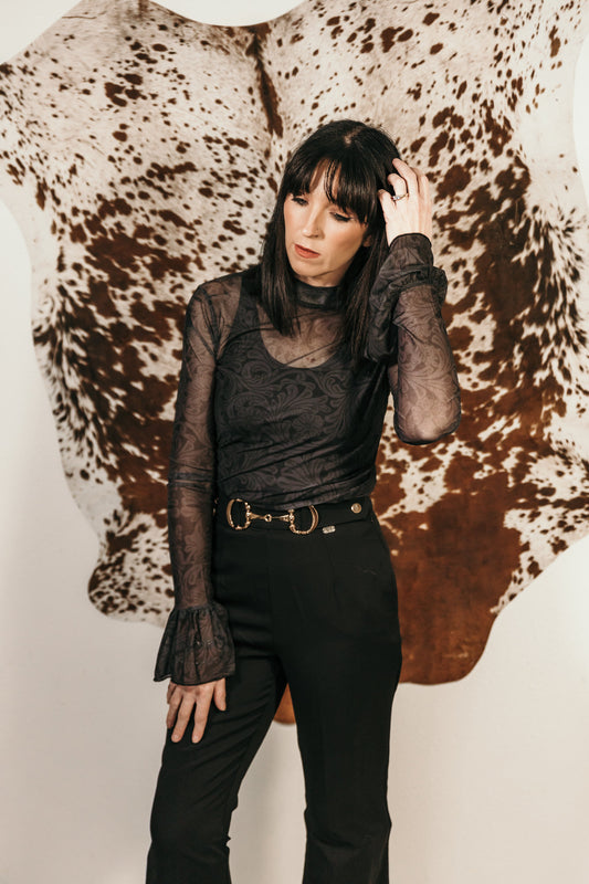 Tooled Temptation Mesh Top