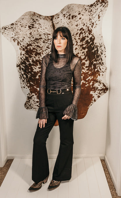 Tooled Temptation Mesh Top