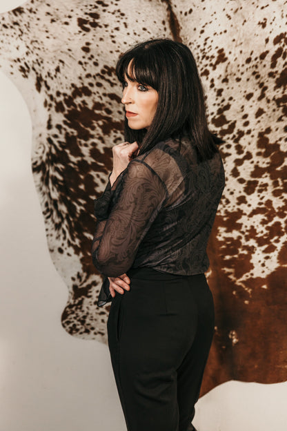 Tooled Temptation Mesh Top