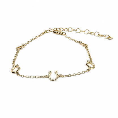 Horseshoe Charm Bracelet