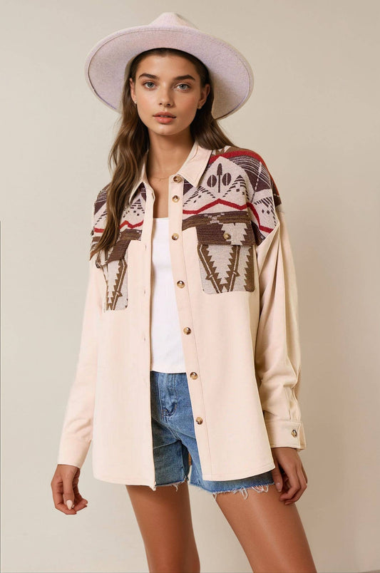 High Desert Aztec Shirt Jacket