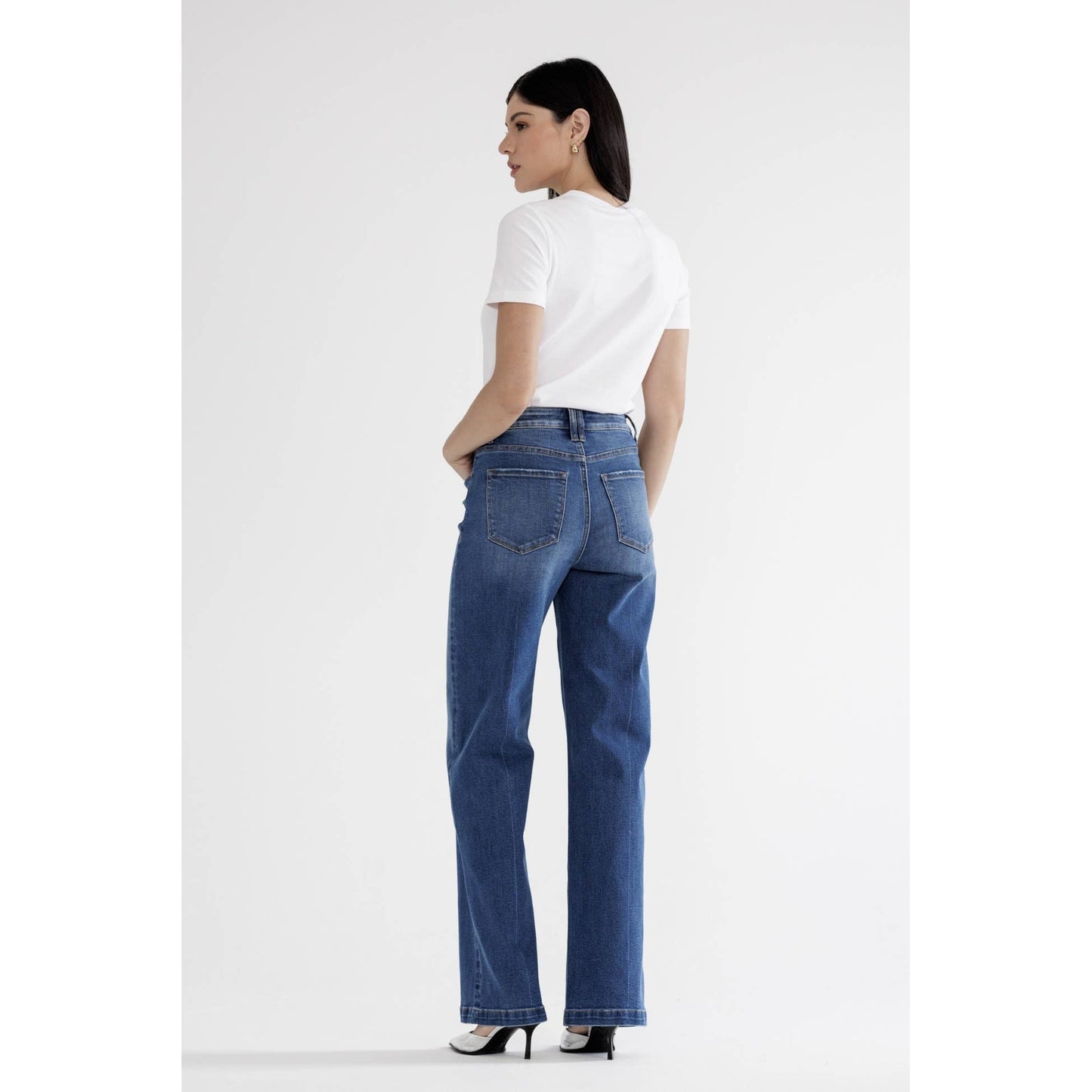 Blue Ribbon Wide Leg Jeans
