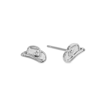 Cowgirl Hat Stud Earrings