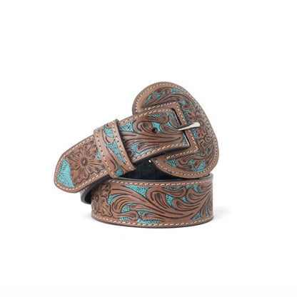 Bronco Sky Tooled Belt