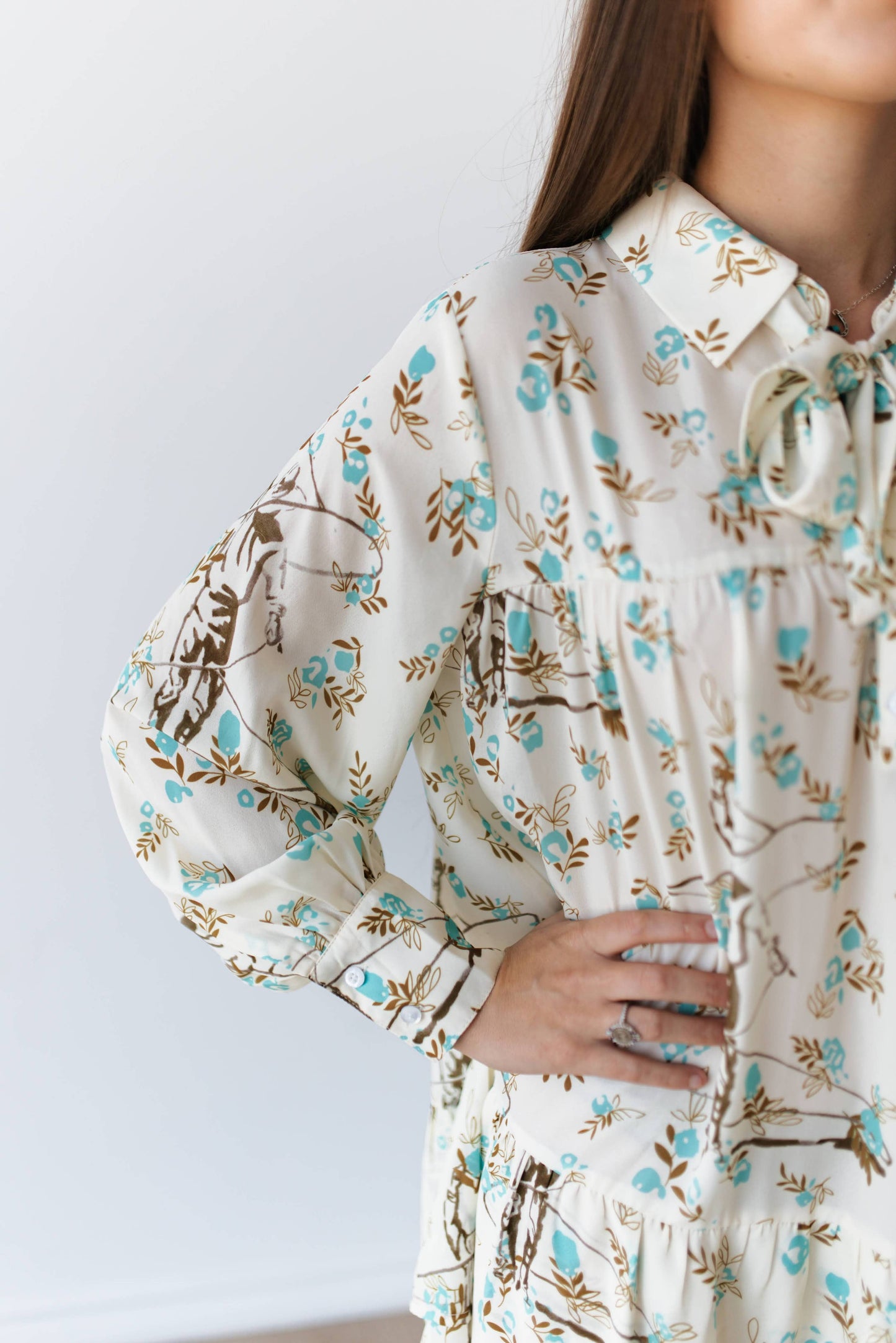Ivory Roping Cowboy Dress