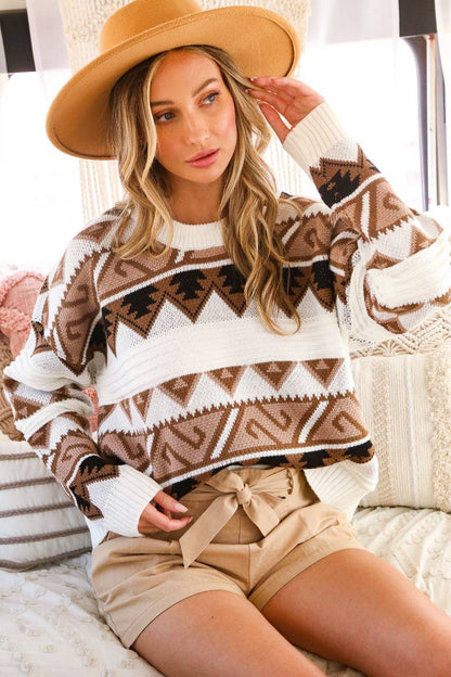 High Desert Aztec Sweater