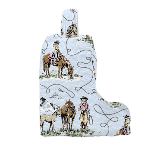 Sierra Cowgirl Quilted Boot Bag