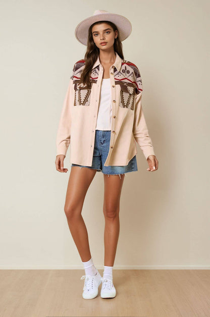 High Desert Aztec Shirt Jacket