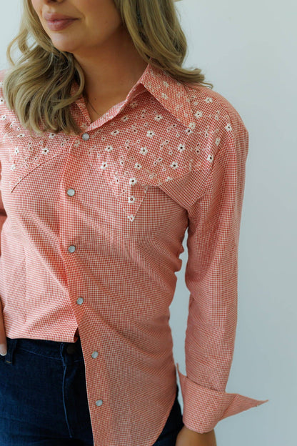 Wildflower Pearl Snap Blouse