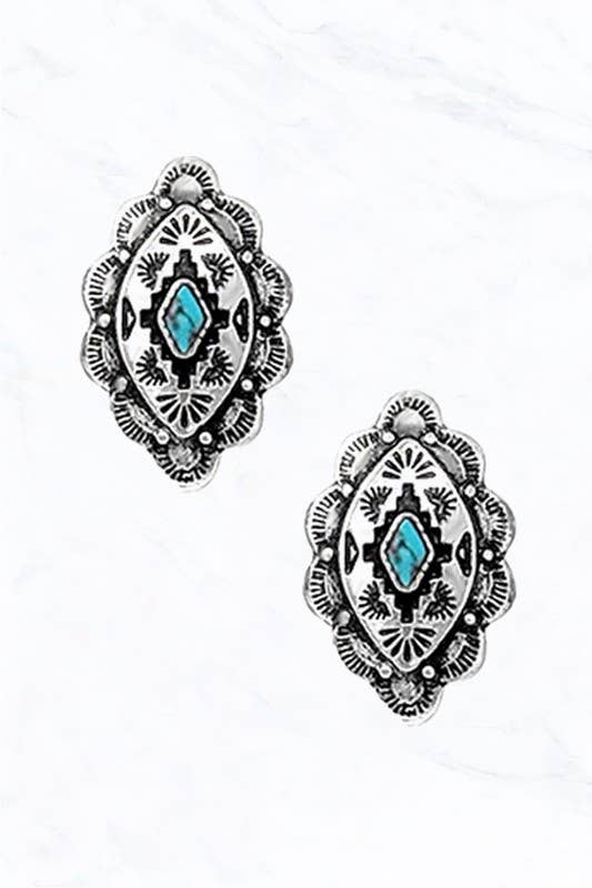 Geometric Stud Earrings