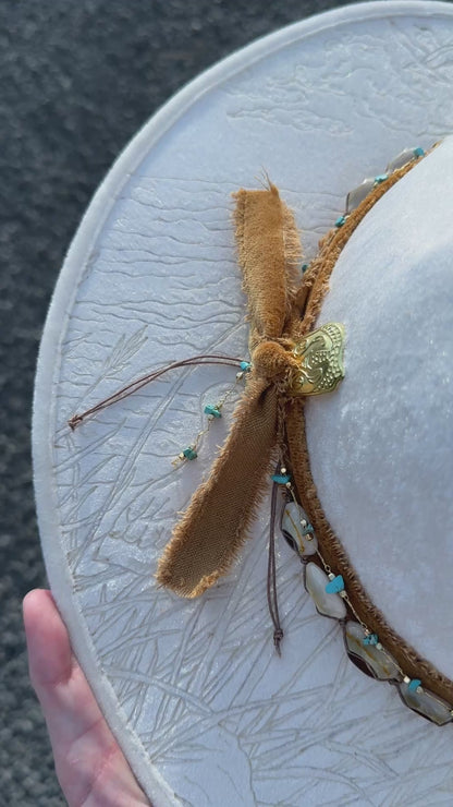 Boot Prints in the Sand Hat